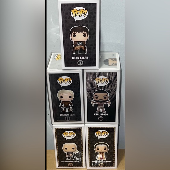 House of The Dragon 🐉 Game of Thrones Funko Pop Lot Targaryen Tarth Stark Drogo - Picture 6 of 11